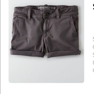 AE grey midi shorts NWT